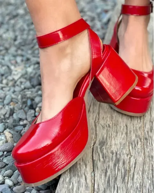 Sandalia Nandina Fiesta Rojo