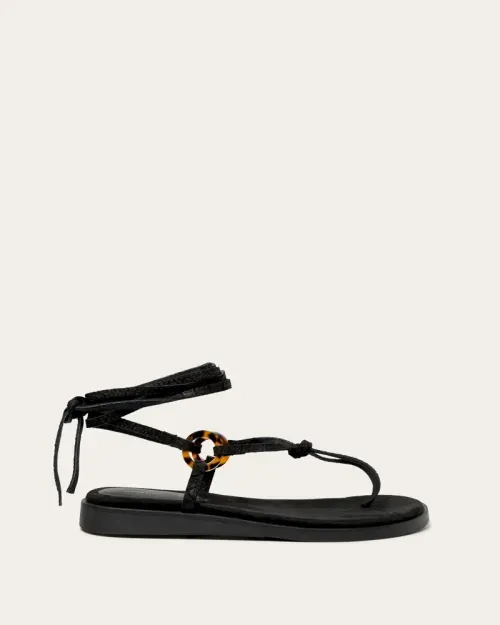 Sandalia Mersini Romana Negro